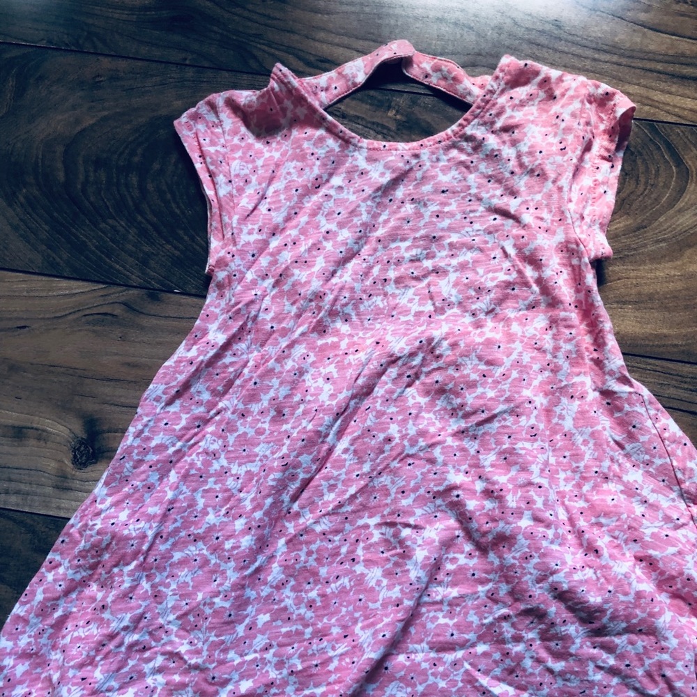 Old Navy size 4 floral open back dress